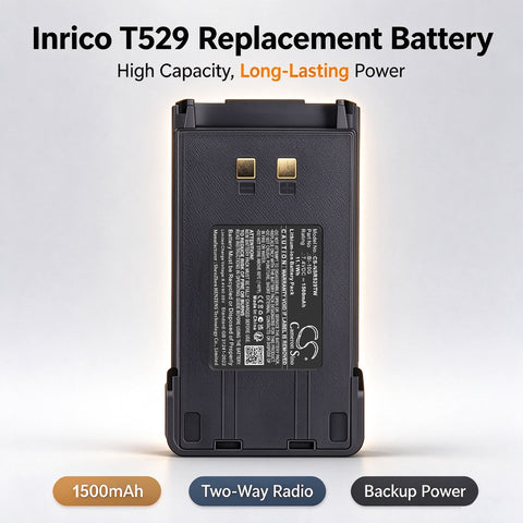 Inrico T529A Battery 7.4V 1500mAh - Compatible Replacement