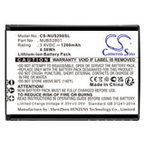 NUU Mobile F4L 4G LTE Battery 3.8V 1200mAh - Compatible Replacement
