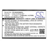 NEC UX5000 DG-12e Battery 3.7V 1100mAh - Compatible Replacement