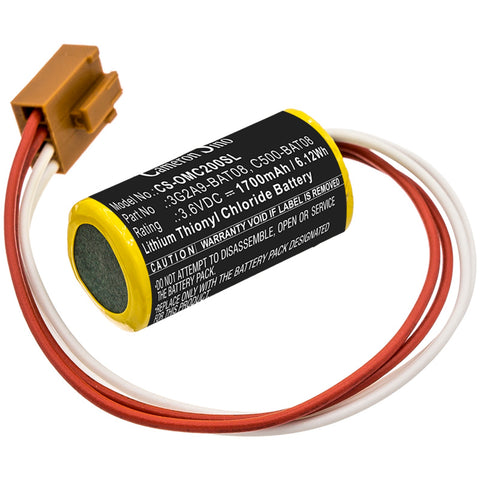 Omron C1000HF Battery 3.6V 1700mAh - Compatible Replacement