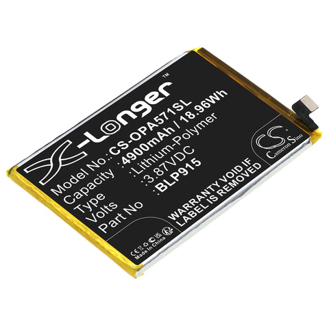 Oppo A57 5G 2022 Battery 3.87V 4900mAh - Compatible Replacement