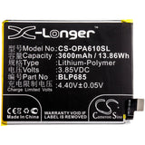OnePlus A6013 Battery 3.85V 3600mAh - Compatible Replacement