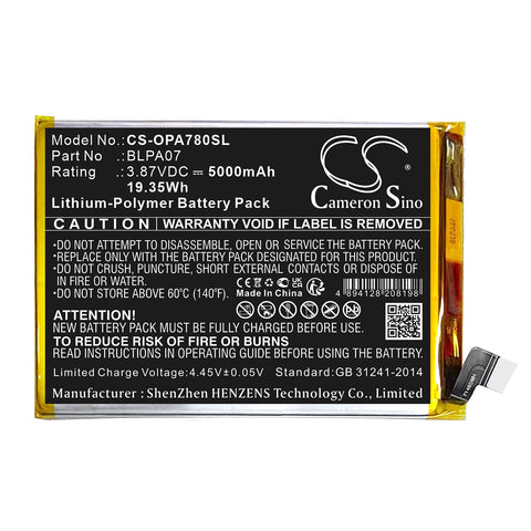 Oppo CPH2565 Battery 3.87V 5000mAh Li-Polymer - Compatible Replacement