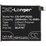 Oppo Find X2 Pro 5G Battery 7.74V 2000mAh - Compatible Replacement