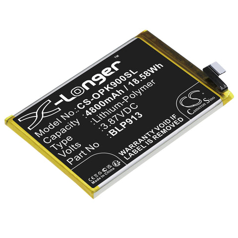 Oppo K9x 5G 2021 Battery 3.87V 4800mAh - Compatible Replacement