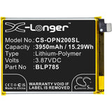 OnePlus AC2003 Battery 3.87V 3950mAh - Compatible Replacement