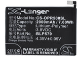 Oppo R8109 Battery 3.8V 2000mAh - Compatible Replacement