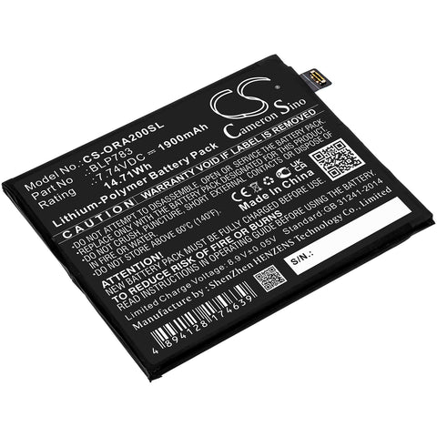 Oppo Reno Ace2 Battery 7.74V 1900mAh - Compatible Replacement