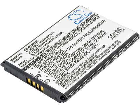 MTC 968 Battery 3.7V 1500mAh Li-Ion - Compatible Replacement