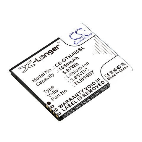 Alcatel U3 2018 4G Battery 3.85V 1550mAh - Compatible Replacement