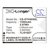 Alcatel U3 2018 4G Battery 3.85V 1550mAh - Compatible Replacement