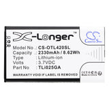 Alcatel Link Zone Battery 3.7V 2330mAh - Compatible Replacement