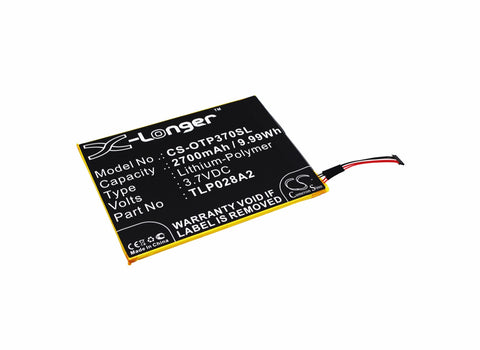 Alcatel One Touch Pixi 3 7.0 4G Battery 3.7V 2700mAh - Compatible Replacement