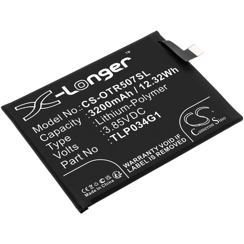 Alcatel OT-5007S Battery 3.85V 3200mAh - Compatible Replacement
