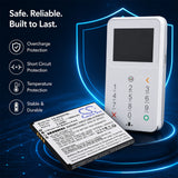 Pax IS057-E Battery 3.7V 1800mAh - Compatible Replacement
