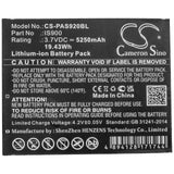 Pax A920C Battery 3.7V 5250mAh - Compatible Replacement