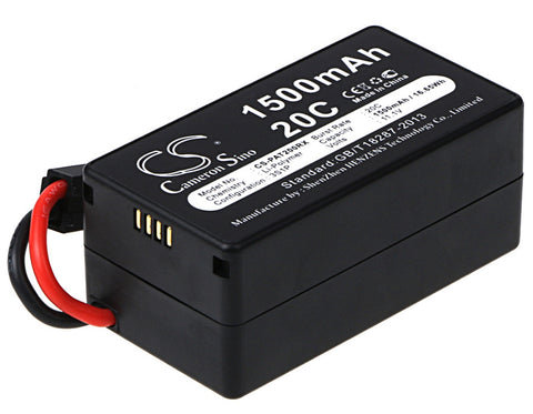 Parrot AR.Drone 2.0 HD Battery 11.1V 1500mAh - Compatible Replacement