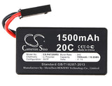 Parrot AR.Drone 2.0 HD Battery 11.1V 1500mAh - Compatible Replacement