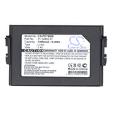 Symbol PDT-8000 Battery 7.4V 1200mAh - Compatible Replacement
