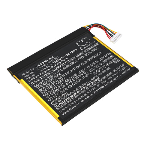 ParTner EM-100 Battery 3.7V 7600mAh - Compatible Replacement