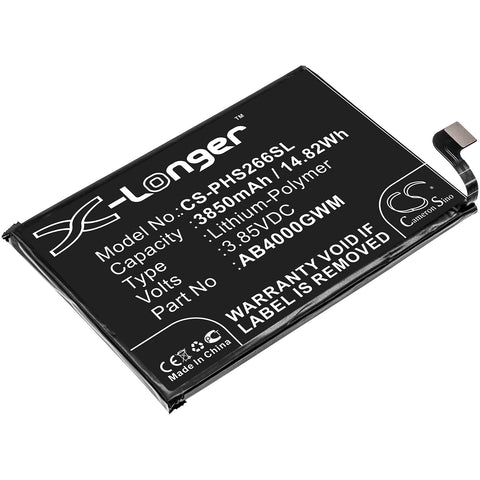 Philips Xenium S266 Battery 3.85V 3850mAh - Compatible Replacement