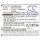 Philips Xenium S318 Battery 3.8V 2300mAh - Compatible Replacement