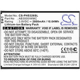 Philips Xenium S326 Battery 3.8V 2800mAh - Compatible Replacement