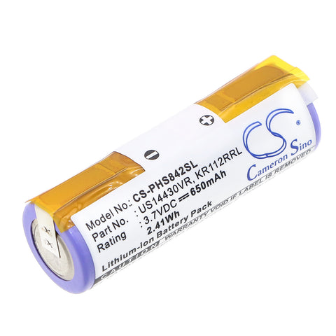 Philips HS8420/23 Battery 3.7V 650mAh - Compatible Replacement