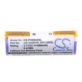 Philips HS8420/23 Battery 3.7V 650mAh - Compatible Replacement