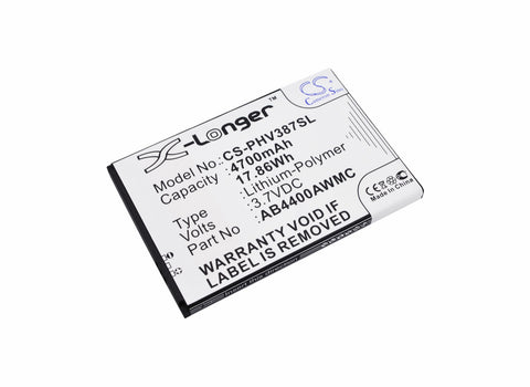 Philips Xenium V387 Battery 3.7V 4700mAh - Compatible Replacement