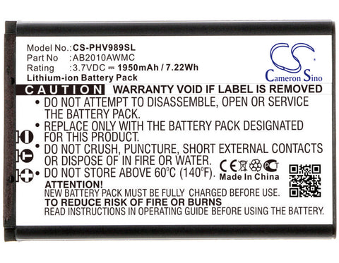 Philips Xenium V989 Battery 3.7V 1950mAh - Compatible Replacement