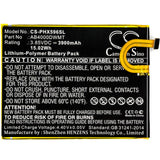 Philips Xenium CTX596 Battery 3.85V 3900mAh - Compatible Replacement