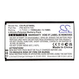 Plum RAM 7 Battery 3.7V 1550mAh - Compatible Replacement