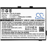 Plextalk Pocket Daisy Player PTP1 Battery 3.7V 1500mAh - Compatible Replacement