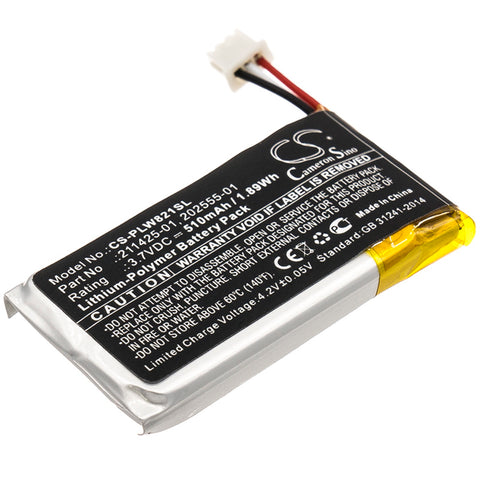 Plantronics Savi W8210 Battery 3.7V 510mAh Li-Polymer - Compatible Replacement