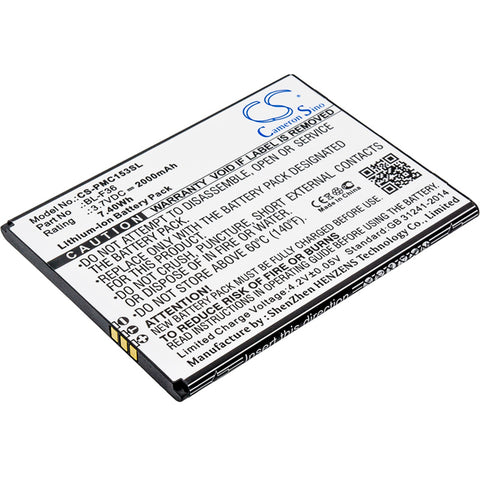 PHICOMM C1530L Battery 3.7V 2000mAh - Compatible Replacement