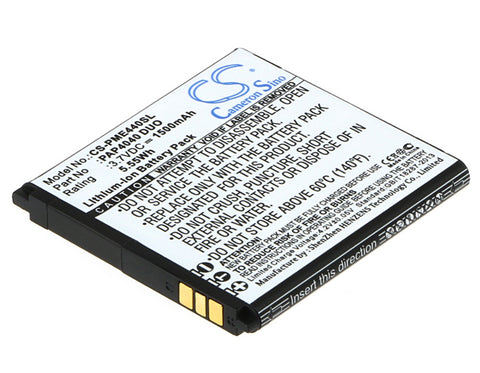 Prestigio MultiPhone 4040 Duo Battery 3.7V 1500mAh Li-Ion - Compatible Replacement
