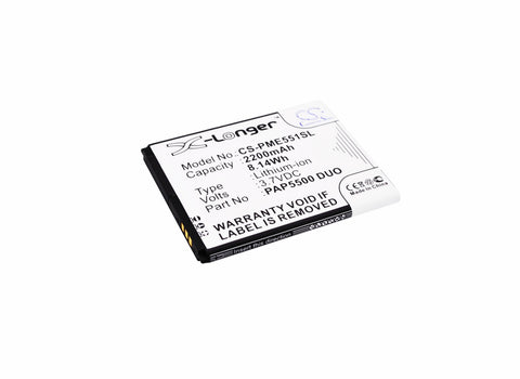 Prestigio MultiPhone 5500 Duo Battery 3.7V 2200mAh Li-Ion - Compatible Replacement