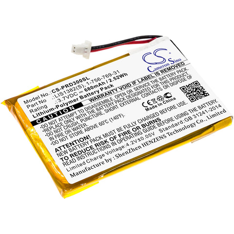 Sony PRS-300SC Battery 3.7V 680mAh - Compatible Replacement