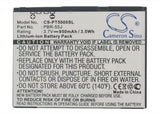 Pantech Link II Battery 3.7V 950mAh - Compatible Replacement