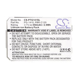 Pantech PG-C120 Battery 3.7V 550mAh - Compatible Replacement