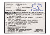 RCA Lyra X3030 Battery 3.7V 1500mAh - Compatible Replacement