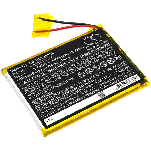 Oregon Scientific OP0118-13 Battery 3.7V 2900mAh - Compatible Replacement