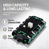 Rowenta RH9046WO/4Q0 Battery 21.6V 2500mAh - Compatible Replacement
