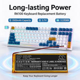 Royal Kludge R75 Pro Battery 3.7V 3500mAh - Compatible Replacement