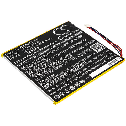 DigiLand DL8006 Battery 3.7V 4000mAh Li-Polymer - Compatible Replacement