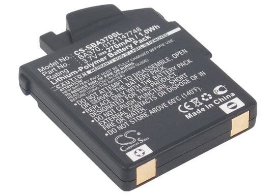 Sennheiser BA370 Battery 3.7V 270mAh - Compatible Replacement