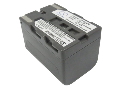 Samsung VP-D6050 Battery 7.4V 3000mAh - Compatible Replacement