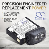 Suprabeam S4 Battery 3.7V 1000mAh - Compatible Replacement