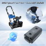 Snow Joe iONMAX Cordless Brushless Single Stage Snowblower Kit Battery 40V 5000mAh - Compatible Replacement
